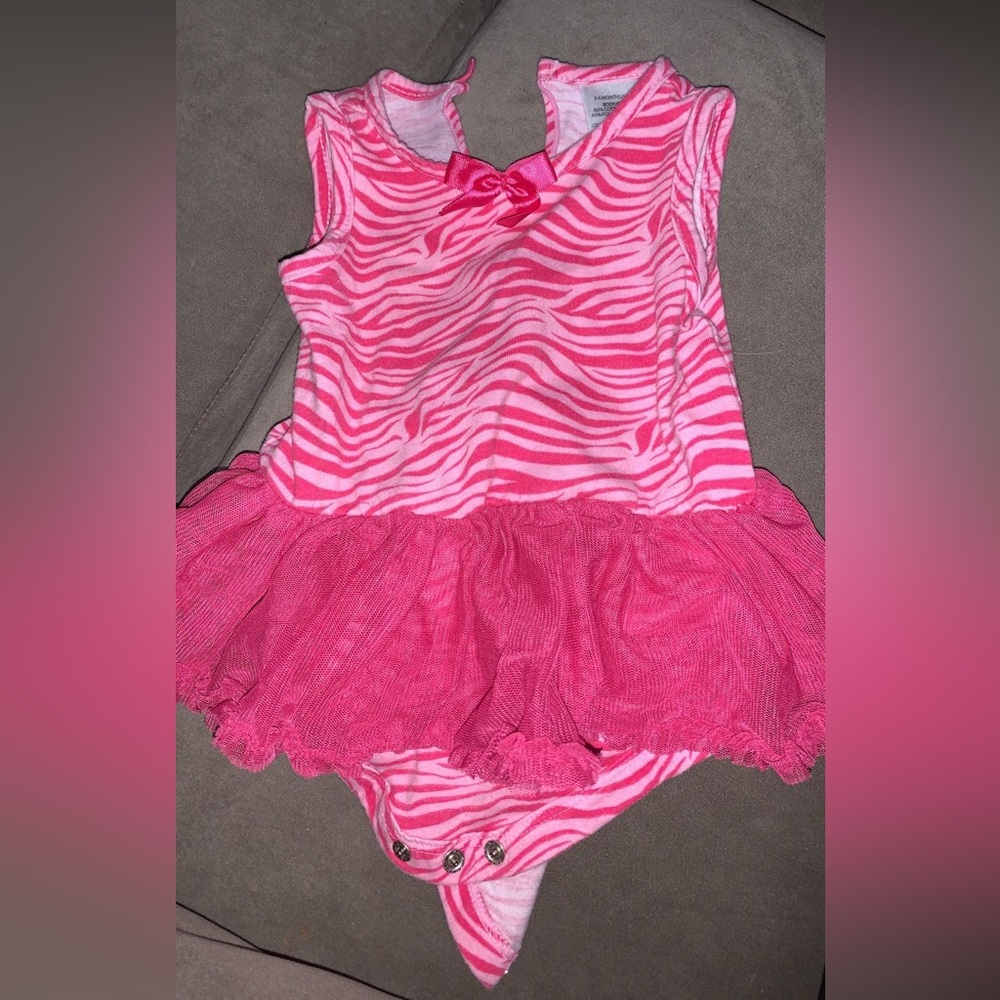 3-6 month tutu one piece girls